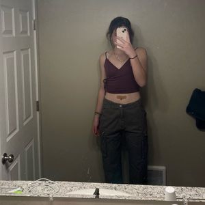 Dark gray cargo pants